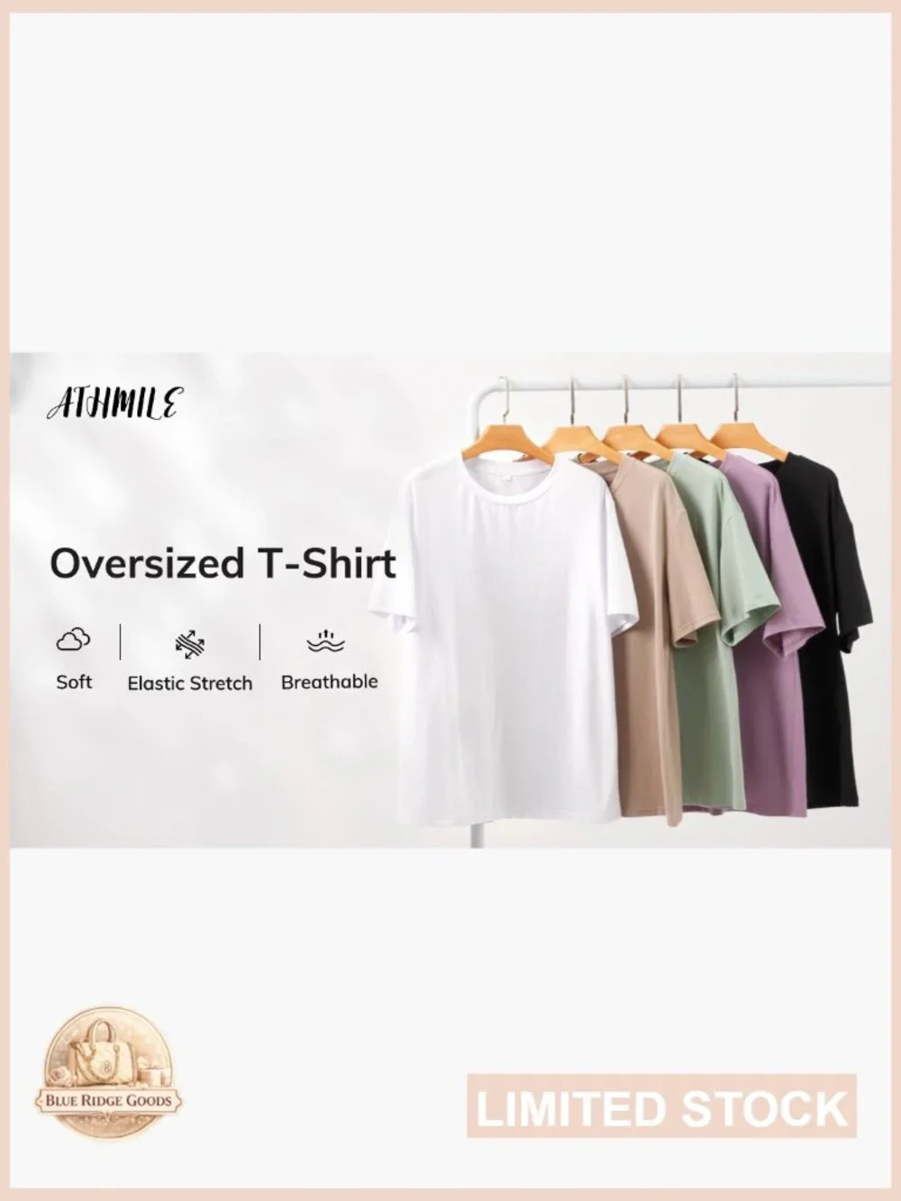 Oversized T-Shirt Loose Fit Y2K Casual Graphic Tee Summer Workout Top - Picture 7 of 7